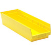 Quantum Storage Systems Economy Yellow Shelf Bin 17-7/8 X 6-5/8 X 4 In Package Of 20