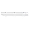 Quantum Storage Systems Back Ledge - Chrome 36l X 4h Inch