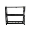 Dewalt 4-Foot Tall Black Frame 3 Shelf Steel Wire Deck Industrial Storage Rack