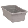 Quantum Storage Systems Gray Cross Stack Tub 25-1/8x16x8-1/2 In Package Of 6