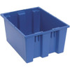 Quantum Storage Systems Blue Stack Nest Totes 19-1/2x15-1/2x10 In Package Of 6