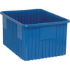 Quantum Storage Systems Blue Grid Container 22-1/2x17-1/2x12 In Package Of 3