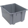 Quantum Storage Systems Gray Stack Nest Totes 23-1/2x19-1/2x13 In Package Of 3