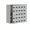 Salsbury Industries Cell Phone Locker, 24 Usable Doors, Aluminum, Combo Locks