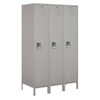 Salsbury Industries 18" Wide Single Tier Metal Locker, 21" Deep, Gray