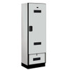 Salsbury Industries Gray 24 Inch Wide Designer Gear Wood Lockers