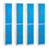 Adir Office 72 In. X 12 In. 2-Compartment Steel Locker Blue
