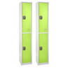 Adir Office 72 In. X 12 In. 2-Compartment Steel Locker Grn