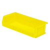 Quantum Storage Systems Ultra Stack & Hang Bin, 5-3/8"X11"X3", Yellow, Case Of 8