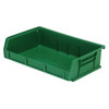 Quantum Storage Systems Ultra Stack & Hang Bin, 7-3/8"X11"X3", Green, Case Of 8
