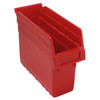 Quantum Storage Systems Store-Max Bin, 10-1/6" X 3" X 8", Red, Case Of 36