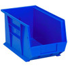 Quantum Storage Systems Stack & Hang Bin, 13-5/8"X8-1/4"X8", Blue, Case Of 12