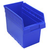 Quantum Storage Systems Store-Max Bin, 10-1/6" X 5-1/2" X 8", Blue, Case Of 30