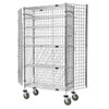Quantum Storage Systems 17-Shelf Wine Cradle Unit, 36" X 14" X 86", Chrome