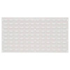 Quantum Storage Systems Louvered Panel, 36" X 19", Oyster White