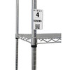 Quantum Storage Systems Label Holder And Inserts For Posts, 2" X 4", 12 Included