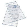 Safco Industrial Extra Shelf Pack, 36"W X 18"D X 1.5"H, Metallic Gray, 2 Per Pack