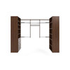 Easy Track 8-Foot X 4-Foot U-Shape Walk-In Closet Truffle