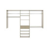 Easy Track 8-Foot Perfect Fit Reach-In Closet Weathered Grey