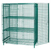 Quantum Storage Systems Security Unit Stationary 4 Shelves Green 36x24x63