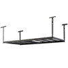Husky Adjustable Height Garage Overhead Ceiling Storage Rack Black ACR4896B-P