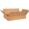 Box Partners Flat Corrugated Boxes 26"X17"X5" Kraft Package Of 25