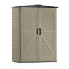 Rubbermaid Roughneck Vertical Storage Shed Medium 5" X 2" Brown