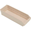 Quantum Storage Systems Economy Shelf Bin, 17-7/8x6-5/8x4", Ivory, Case Of 20