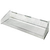Quantum Storage Systems Partition Wall Hanging Basket Chrome 11.9"W X36"Dx 7.5"H