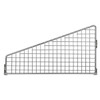 Quantum Storage Systems Partition Wall Basket Divider Chrome 10"W X 6"H