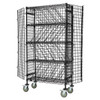 Quantum Storage Systems Mobile Wine Security Unit Black Epoxy 48"W X 14"D X 69"H