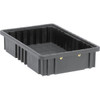 Quantum Storage Systems Container 16-1/2"L X10-7/8"W X 3-1/2"H Black Case Of 12