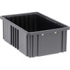 Quantum Storage Systems Container 16-1/2"L X 10-7/8"W X 6"H Black Case Of 8