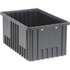 Quantum Storage Systems Container 16-1/2"L X 10-7/8"W X 8"H Black Case Of 8