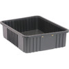 Quantum Storage Systems Container 22-1/2"L X 17-1/2"W X 6"H Black Case Of 3