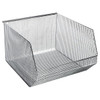 Quantum Storage Systems Mesh Stack 18-1/2"D X 17"W X 11-1/4"H Chrome Case Of 5