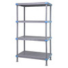 Quantum Storage Systems Millenia Shelving Unit 24"W X 18"D X 50"H Gray