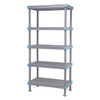 Quantum Storage Systems Millenia Shelving Unit 36"W X 24"D X 74"H Gray