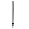 Quantum Storage Systems Post With Leveling Legs Stainless Steel