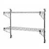 Quantum Storage Systems Single Wine Cantilever, 2 Shelf, 14" X 34" X 48", Chrome