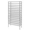 Quantum Storage Systems Wine Bulk Shelving Unit, 14" X 48" X 74, Chrome