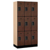 Salsbury Industries Mahogany Wide Designer Wood Locker 6 Feet X 18 Inches