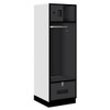 Salsbury Industries Black 24 Inch Wide Designer Wood Open Access Locker