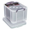 Really Useful Boxes 32 Liter Clear Plastic Storage Box