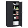 Realspace Black Steel 4 Adjustable Shelf Storage Cabinet 72 X 36 X 18inch