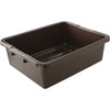 Rubbermaid Commercial Brown 7.6 Gallon Polyethylene Undivided Bus/Utility Box (100-Pack)