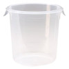 Rubbermaid Commercial 4 Qt Polypropylene Round Food Storage Container (12-Pack)