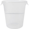 Rubbermaid Commercial 8 Qt Polypropylene Round Food Storage Container (12-Pack)