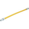 Dormont Safety Shield Yellow Coated Gas Connector 3/4" FIP X 3/4" Mip 24"L