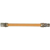 Watts 5/8 In. Od 1/2 In. Id 3/4 In. Mnpt X 3/4 In. Fnpt 24 In. Length Stainless Steel Gas Connector Yellow Coated